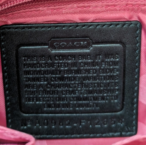 COACH Legacy Black Leather Hobo Ali Handbag - Picture 3 of 10